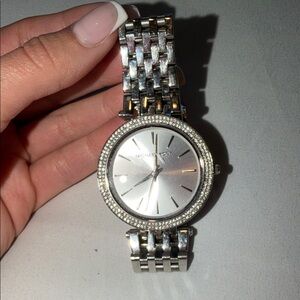 Michael Kors Silver and Gold Women's Watch
